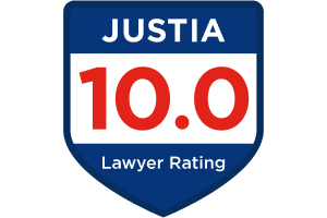 Justia, 10, Lawyer Rating - Badge